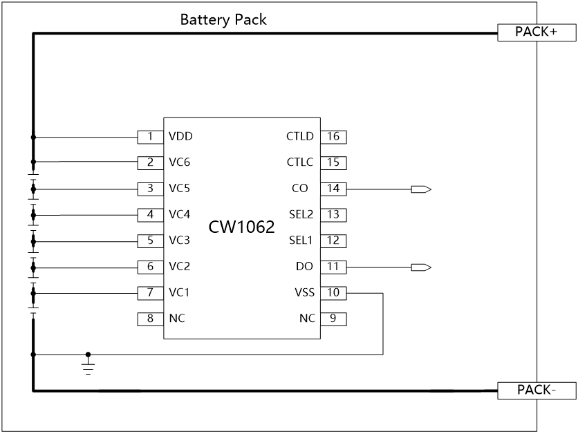 CW1062 3~6½Ú¶þ¼¶±£»¤Ð¾Æ¬